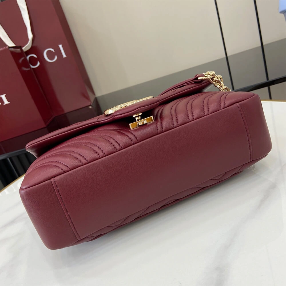 Attractive GG Marmont medium shoulder bag 1037