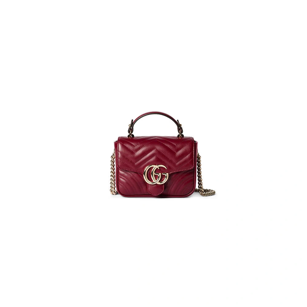 Stylish GG Marmont mini top handle bag 977