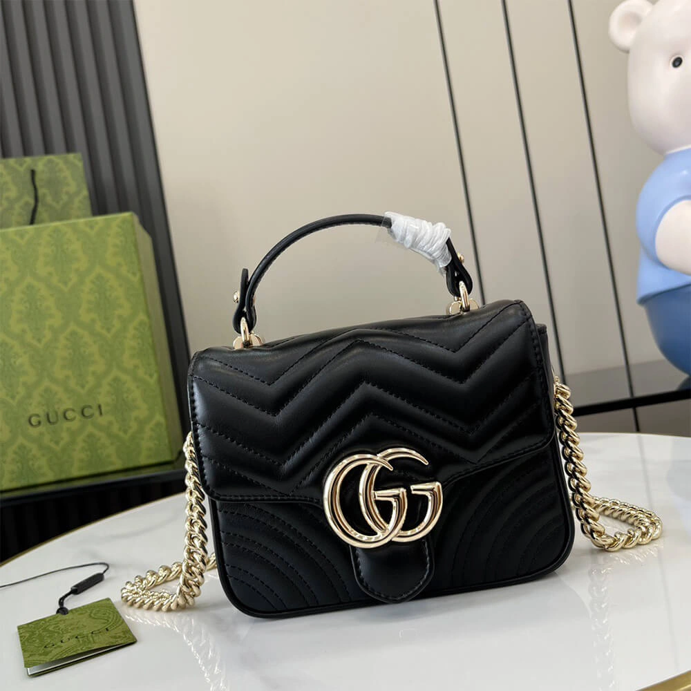 GG Marmont mini top handle bag GoAnywhere 966