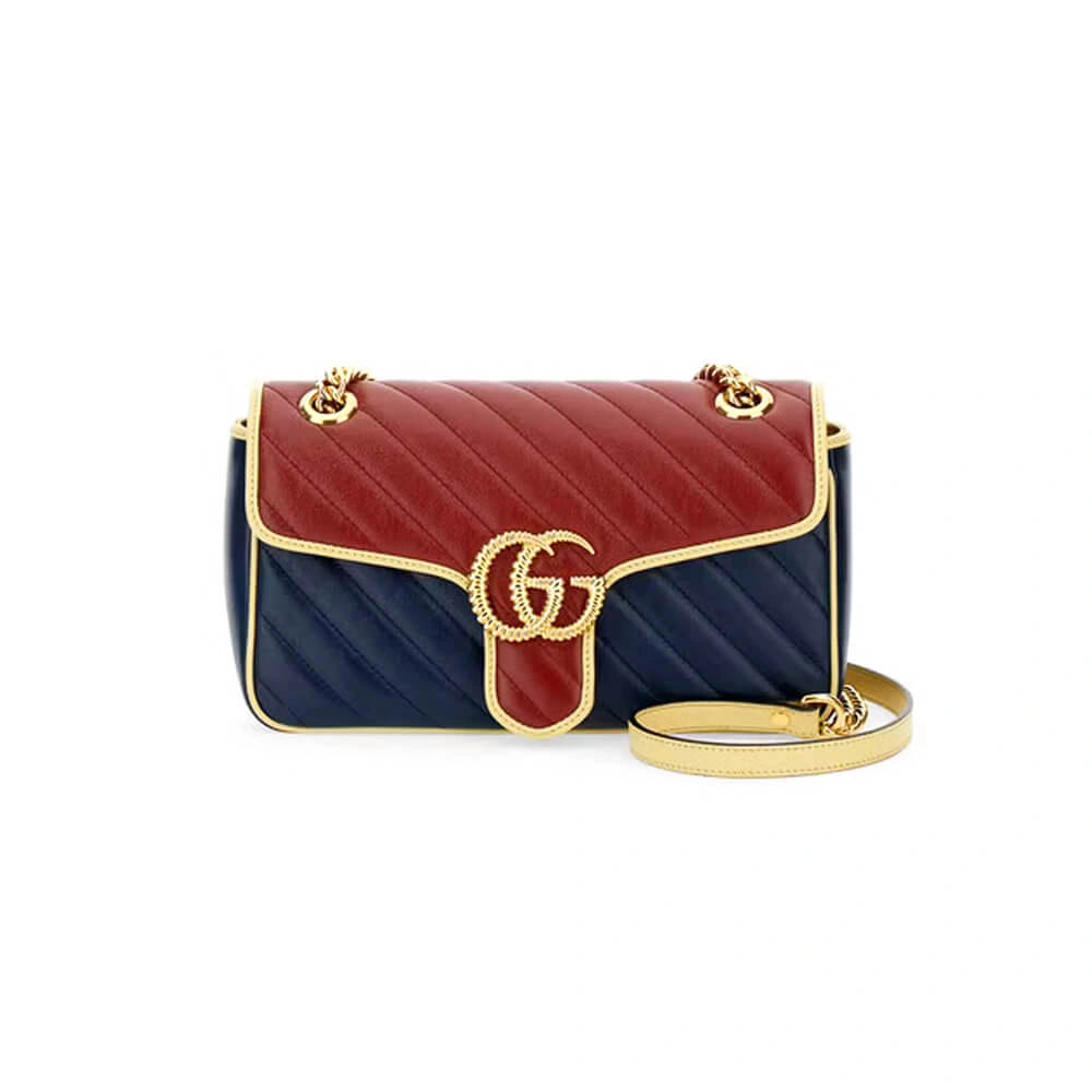 GG Marmont small matelasse shoulder bag Bright 1148