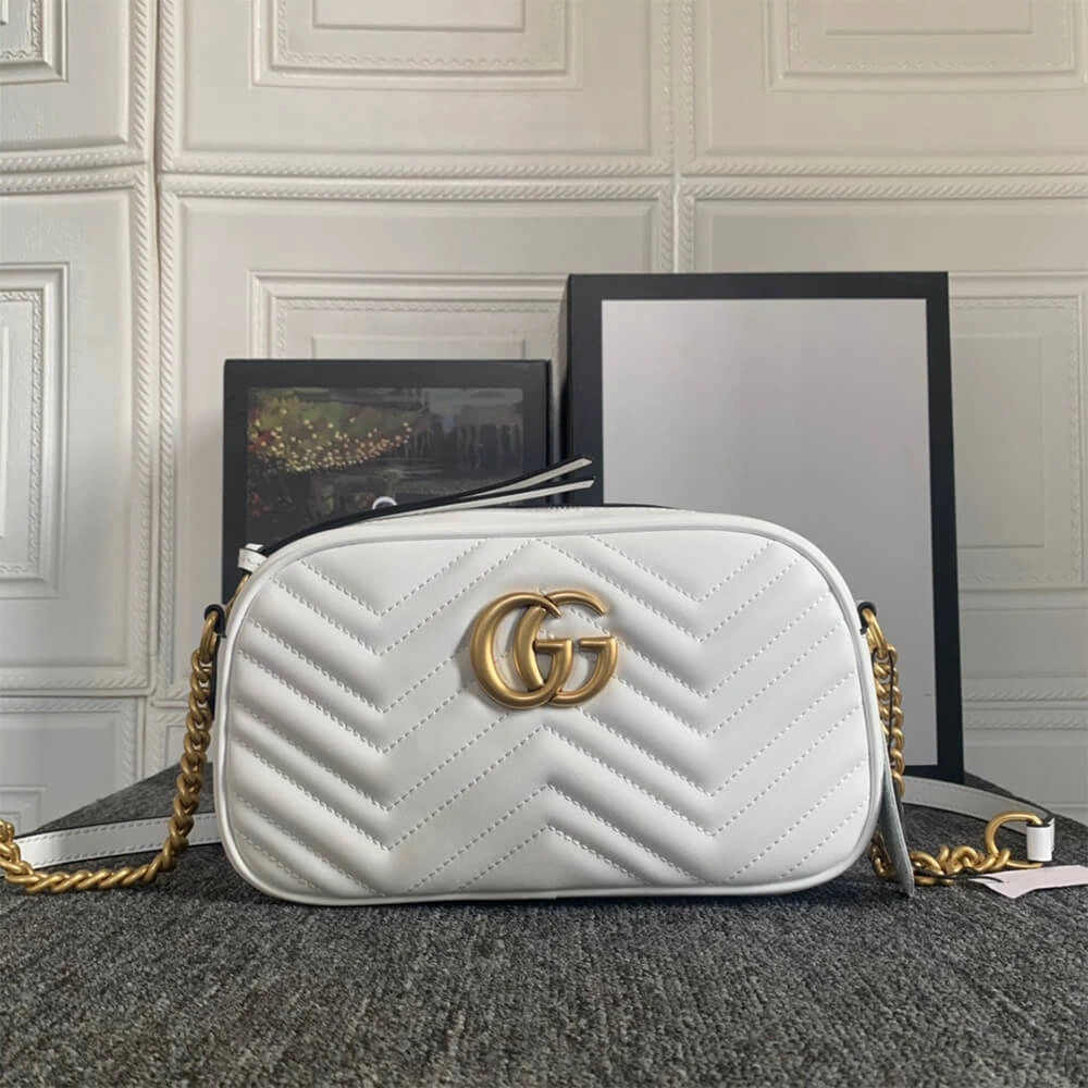 GoodFit GG Marmont small matelasse shoulder bag 1166