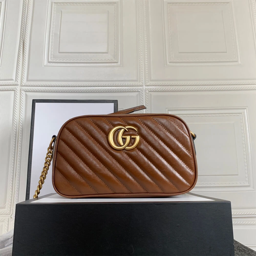 Attractive GG Marmont small matelasse shoulder bag 1133
