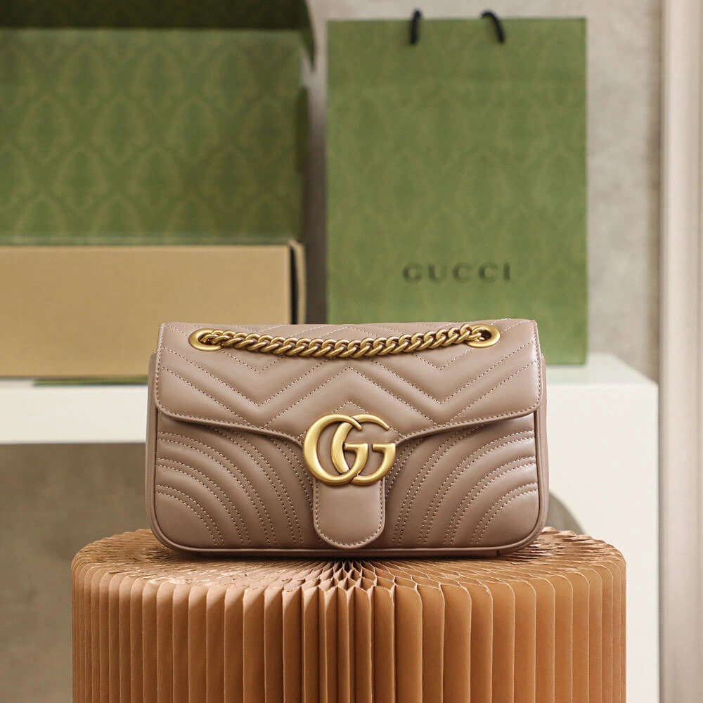 GG Marmont small matelasse shoulder bag StreetReady 1128