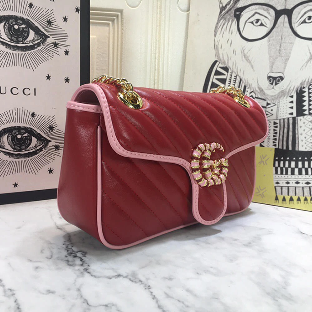 Youthful GG Marmont small matelasse shoulder bag 1152