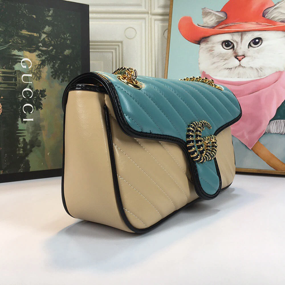 Durable GG Marmont small matelasse shoulder bag 1139