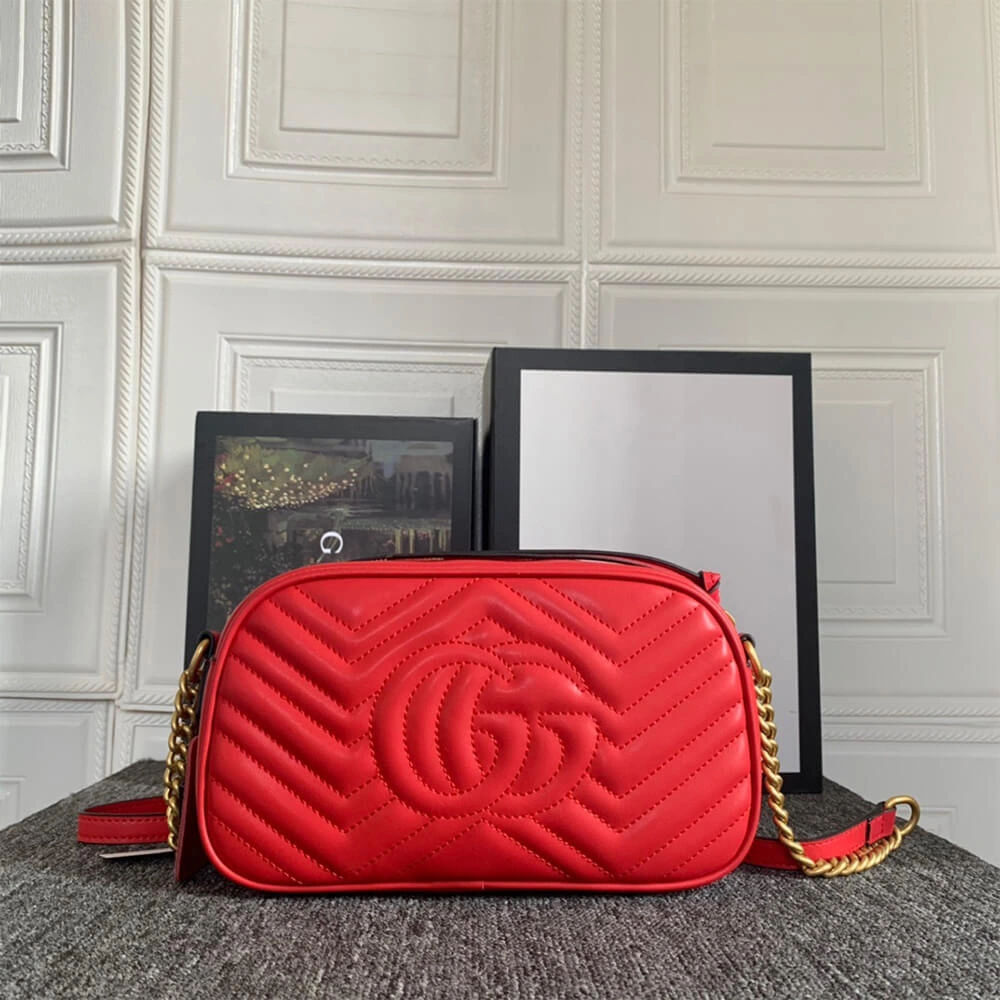 GG Marmont small matelasse shoulder bag SmoothTexture 1142