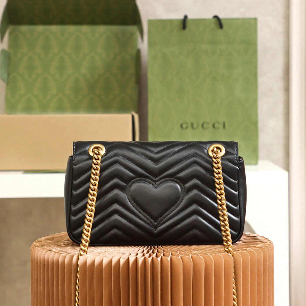 FashionForward GG Marmont small matelasse shoulder bag 1138