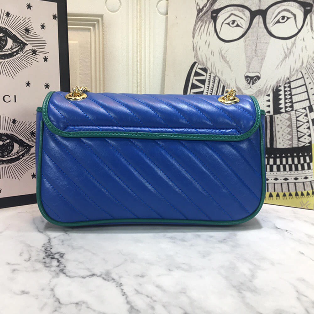 HighPerformance GG Marmont small matelasse shoulder bag 1135