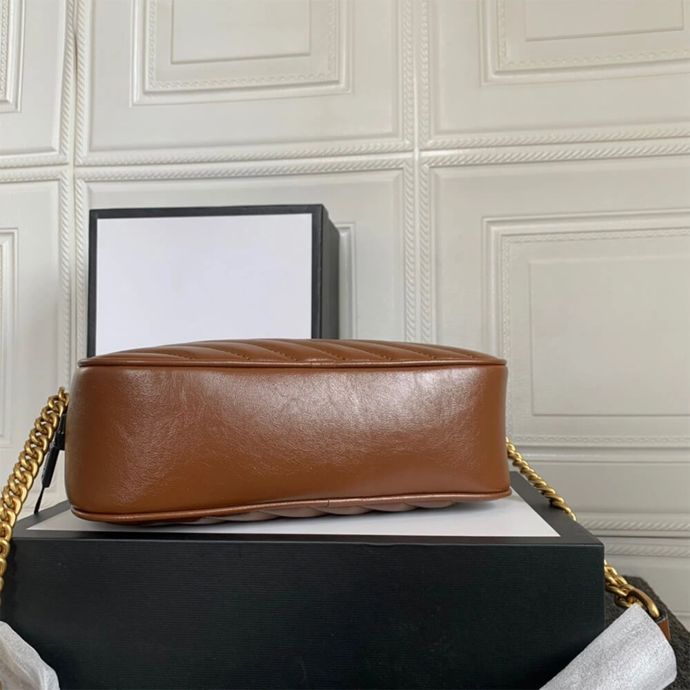 Attractive GG Marmont small matelasse shoulder bag 1133