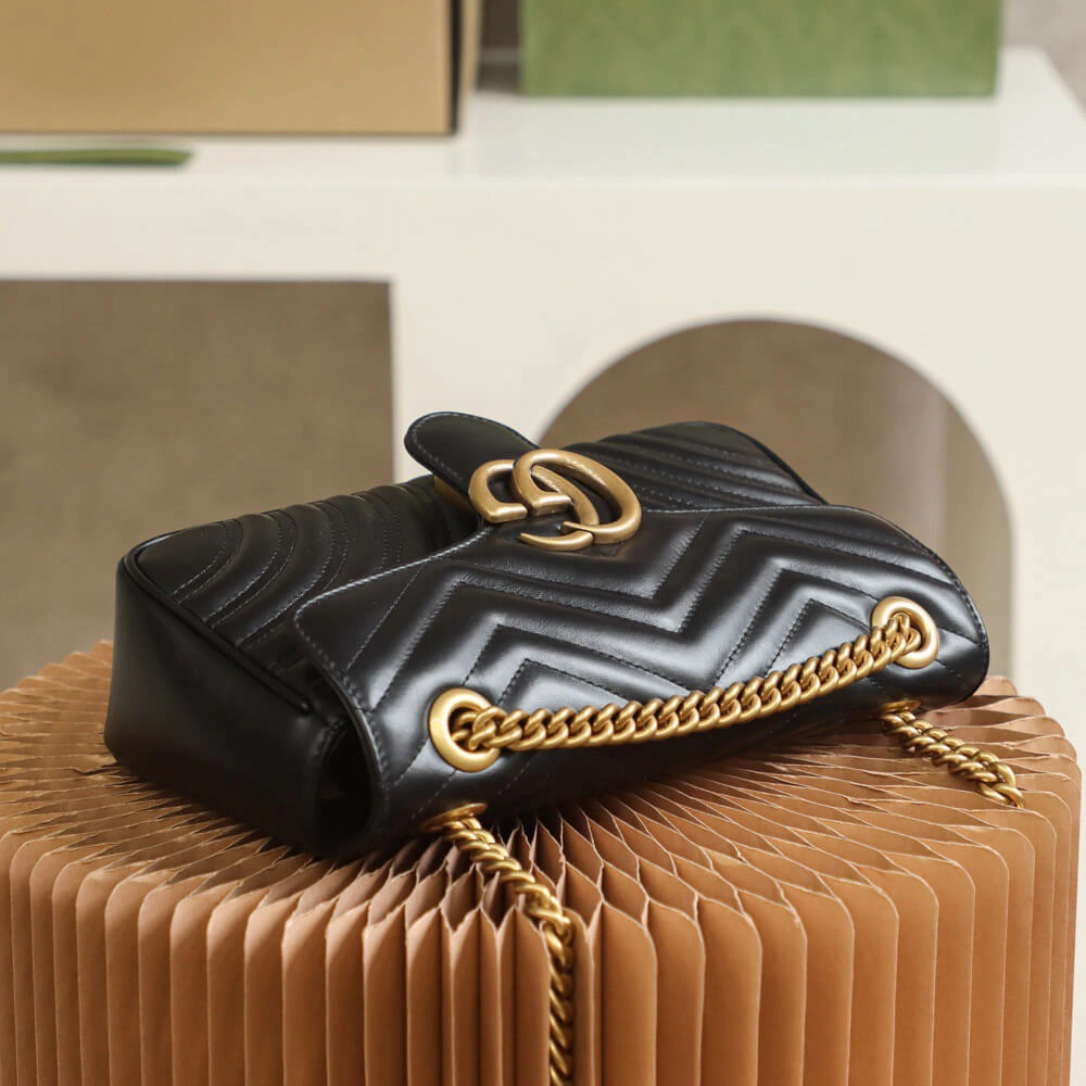 FashionForward GG Marmont small matelasse shoulder bag 1138