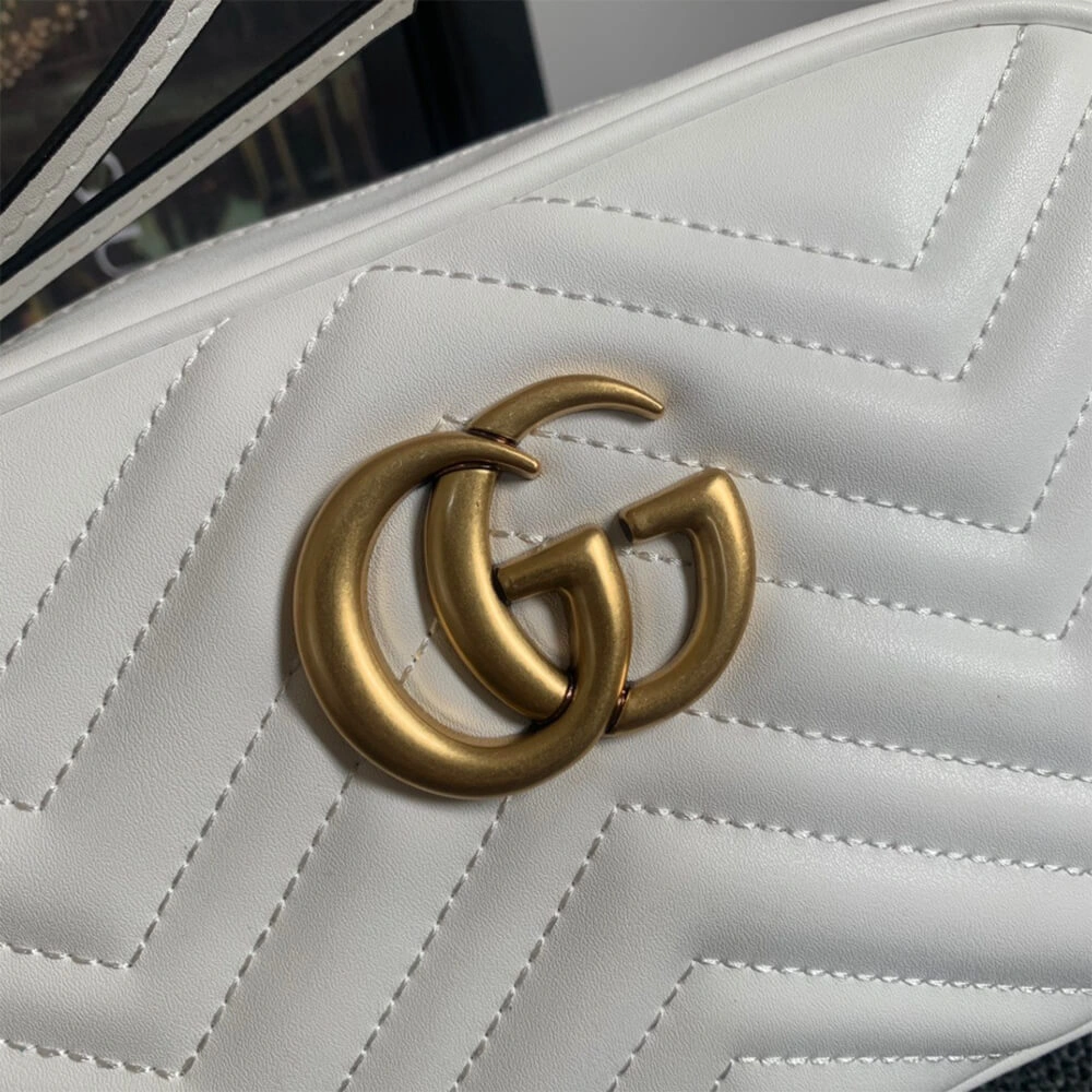 GoodFit GG Marmont small matelasse shoulder bag 1166