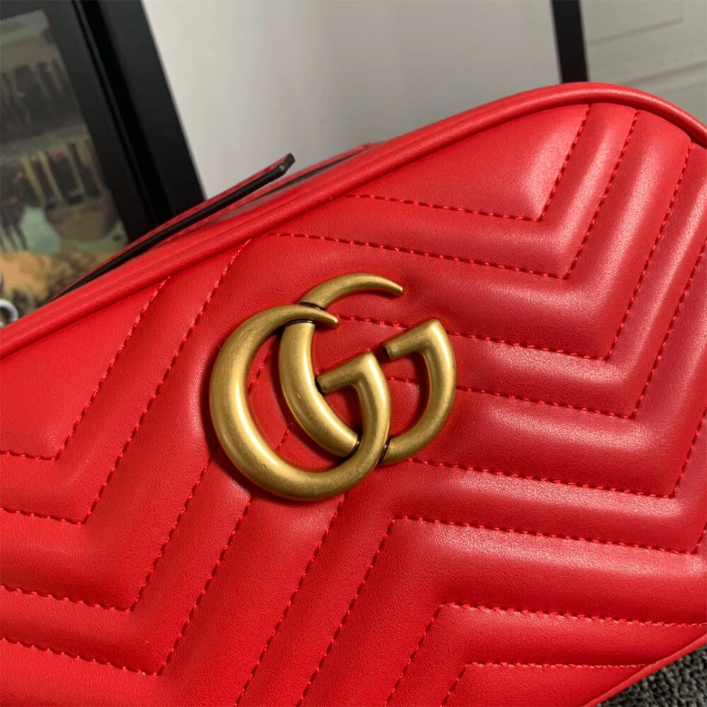 GG Marmont small matelasse shoulder bag SmoothTexture 1142