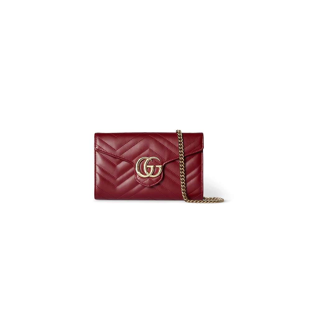 TechFriendly GG Marmont wallet on chain 1050