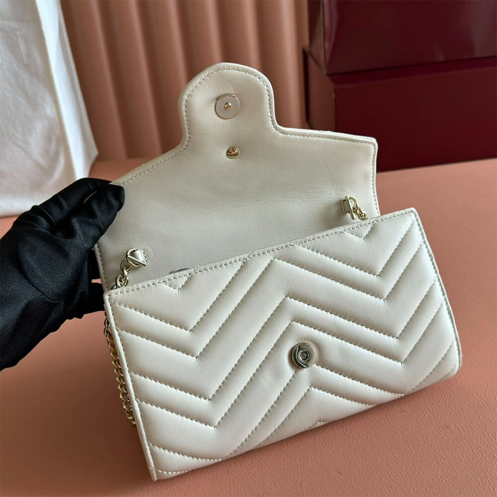 DailyWear GG Marmont wallet on chain 1028