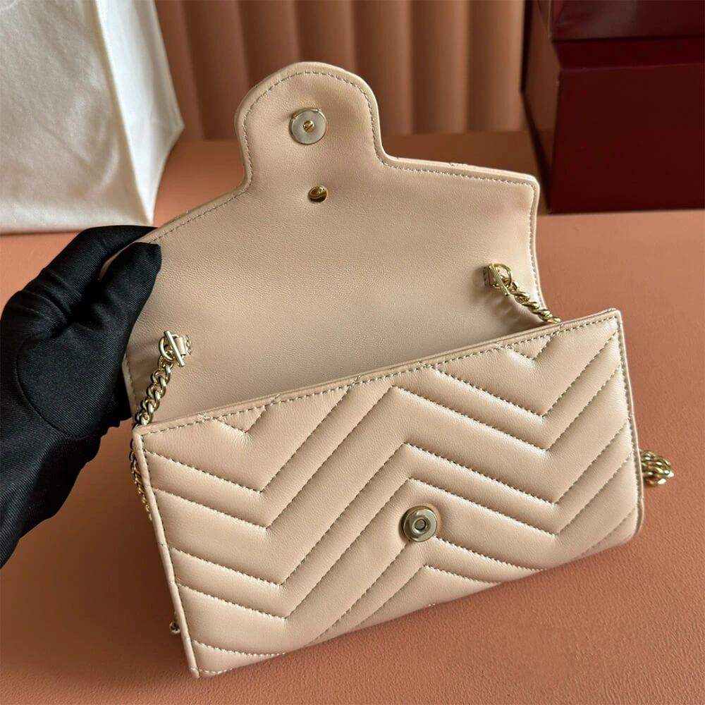 Original GG Marmont wallet on chain 1005