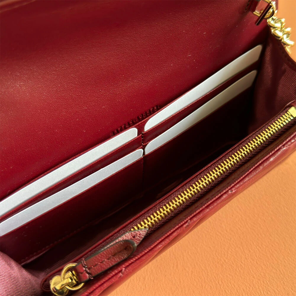 TechFriendly GG Marmont wallet on chain 1050