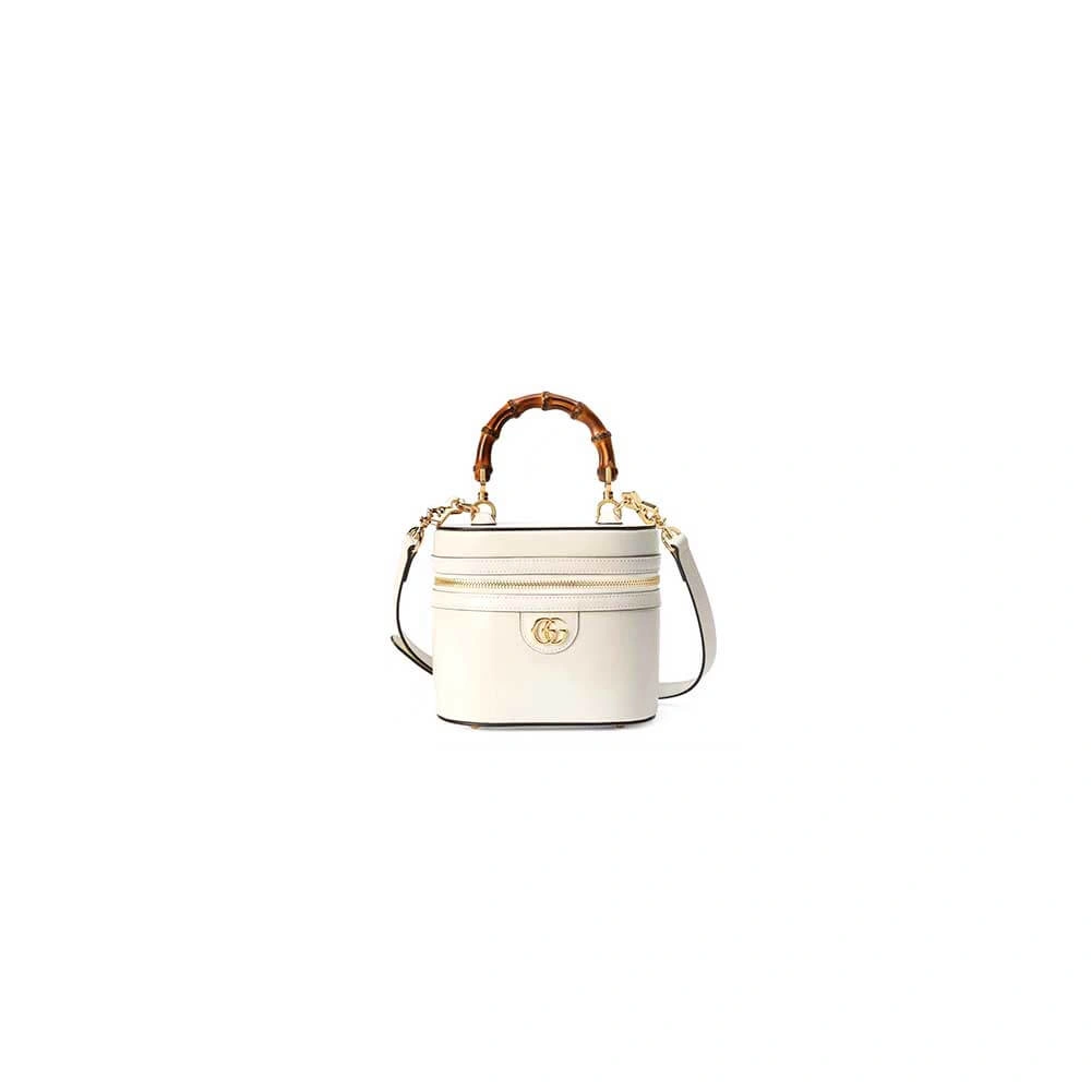 Breathable GG Mini bamboo shoulder bag 1076