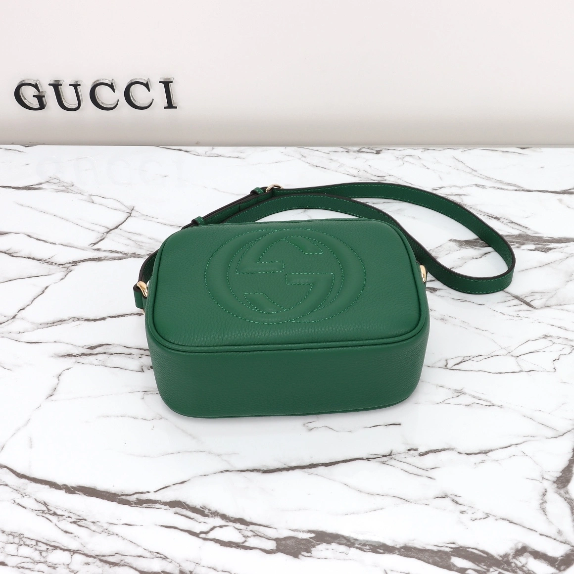 GG Pebbled Calfskin Small Soho Disco Bag HighPerformance 1025