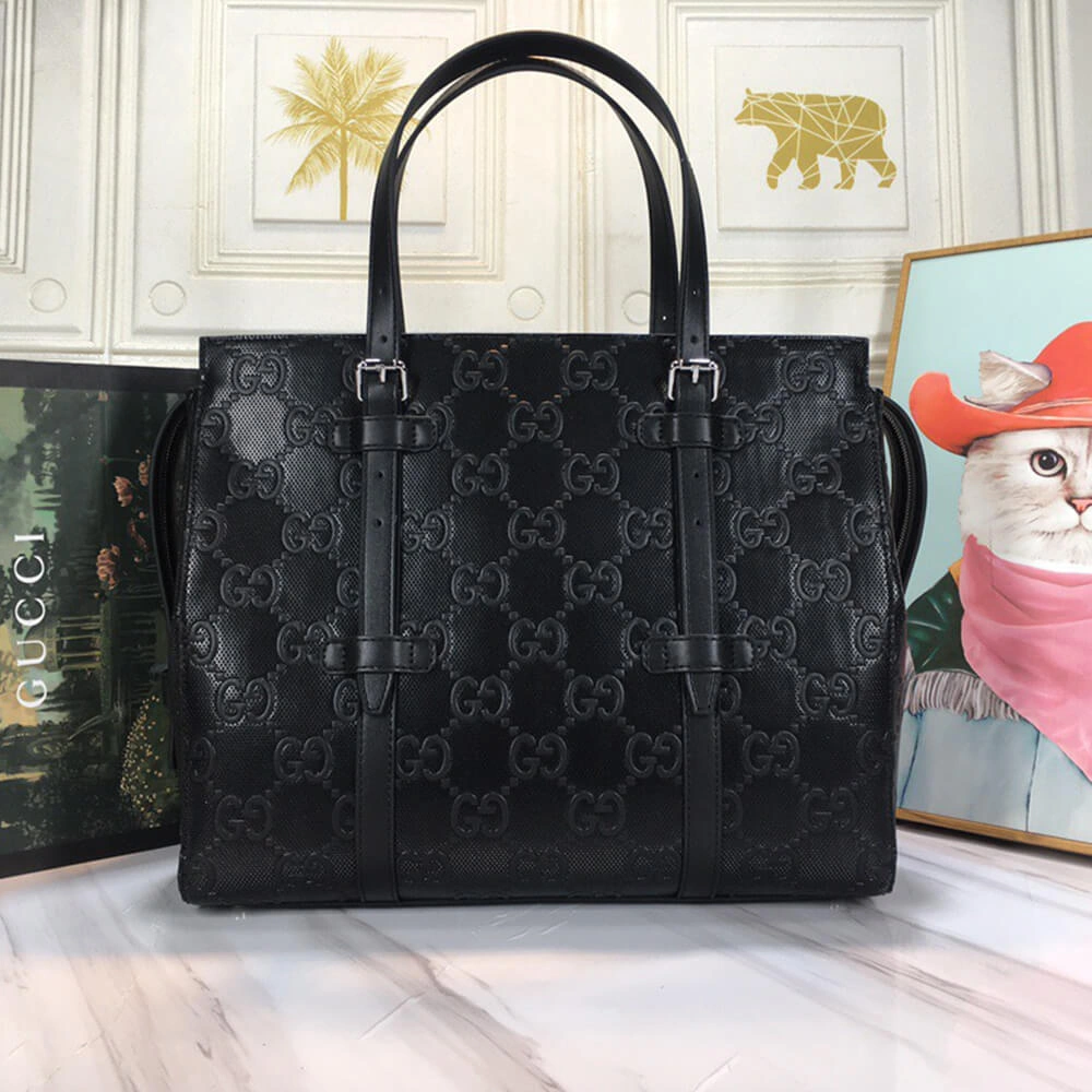 Durable GG embossed tote bag 1119