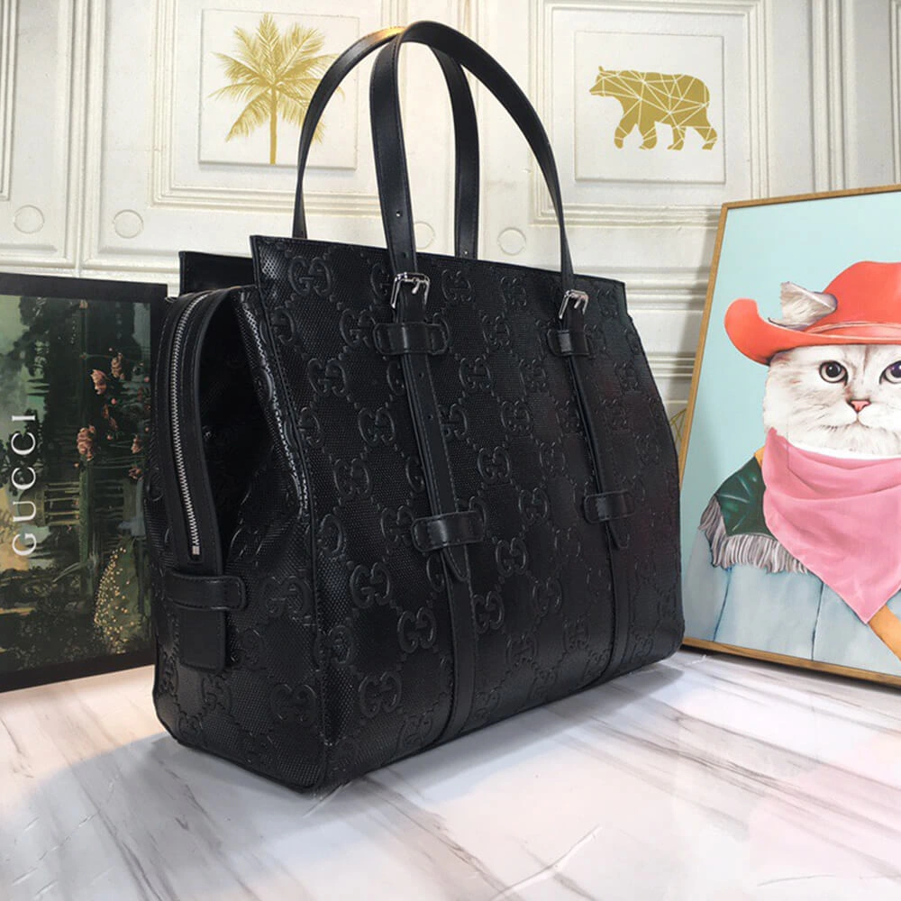 Durable GG embossed tote bag 1119