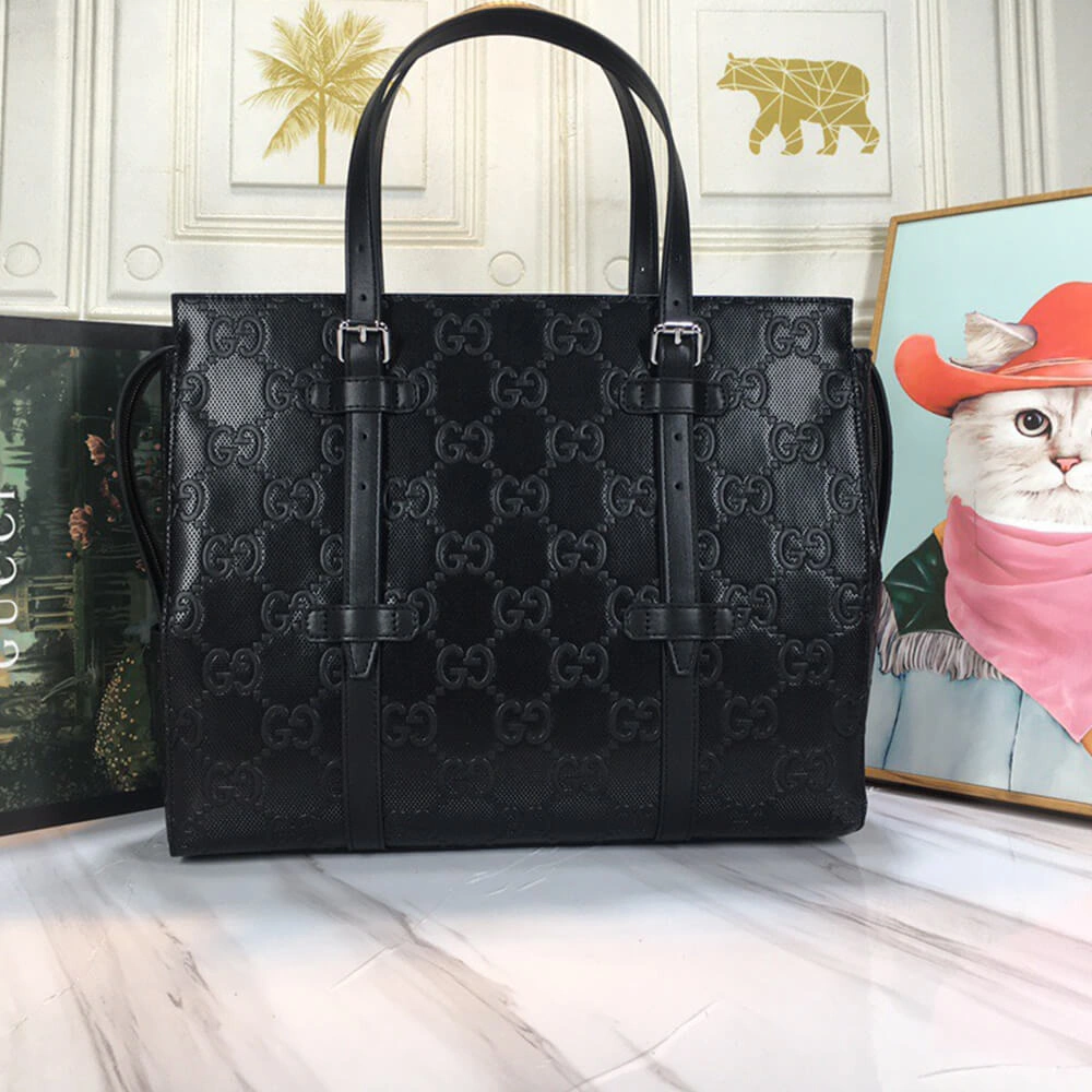 Durable GG embossed tote bag 1119