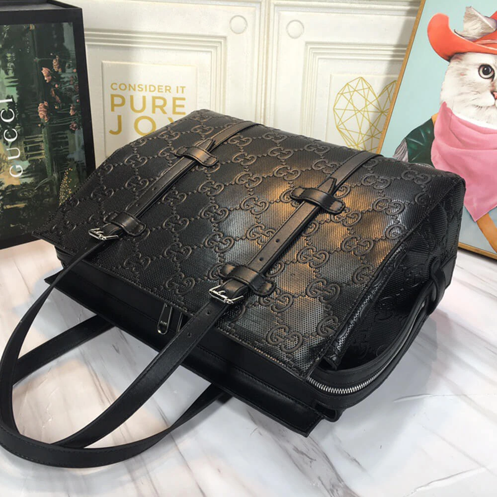 Durable GG embossed tote bag 1119