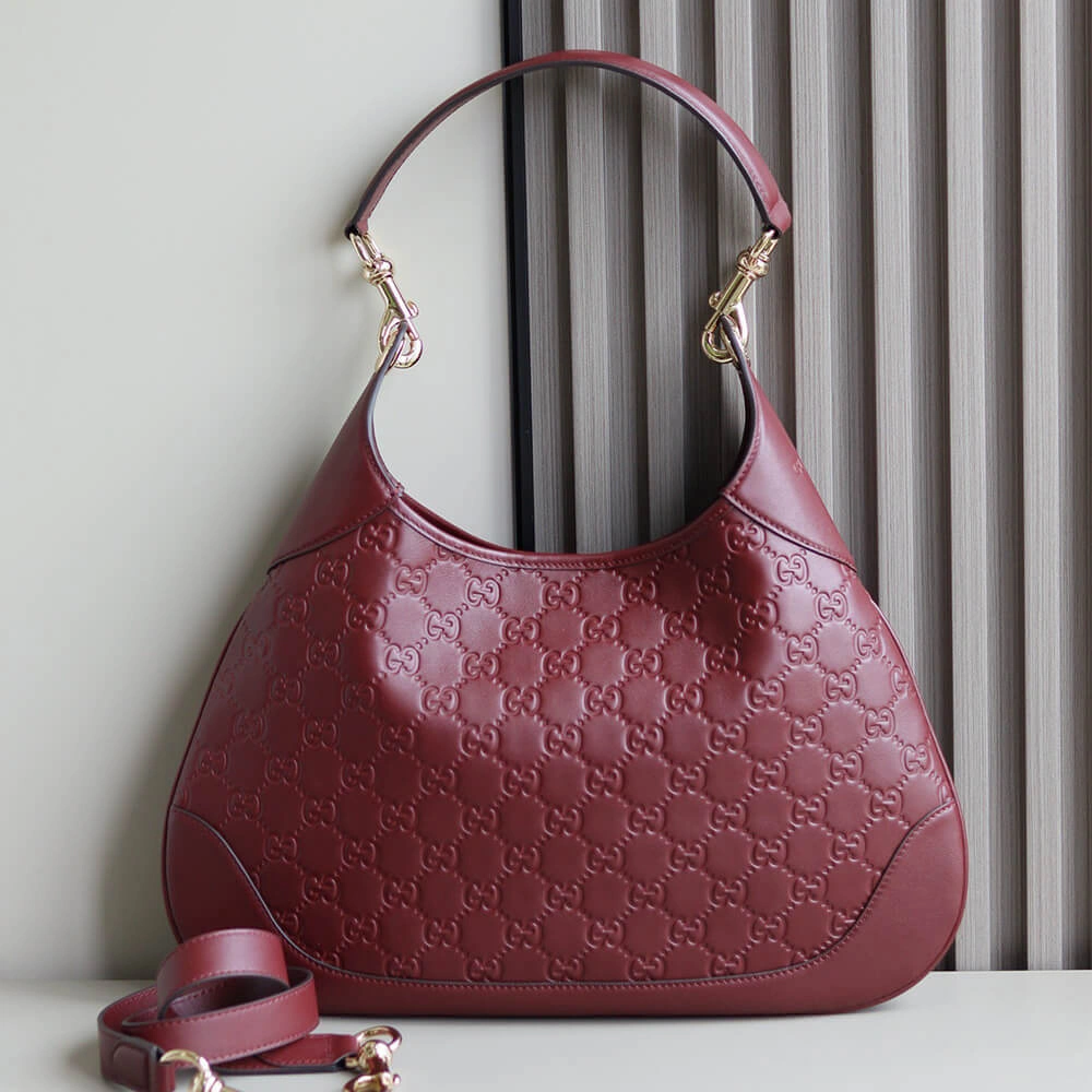 Trendy Gucci B medium shoulder bag(HIGH-END GRADE) 1026