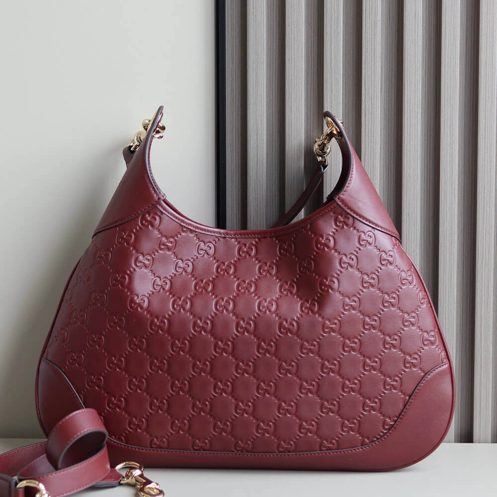 Trendy Gucci B medium shoulder bag(HIGH-END GRADE) 1026