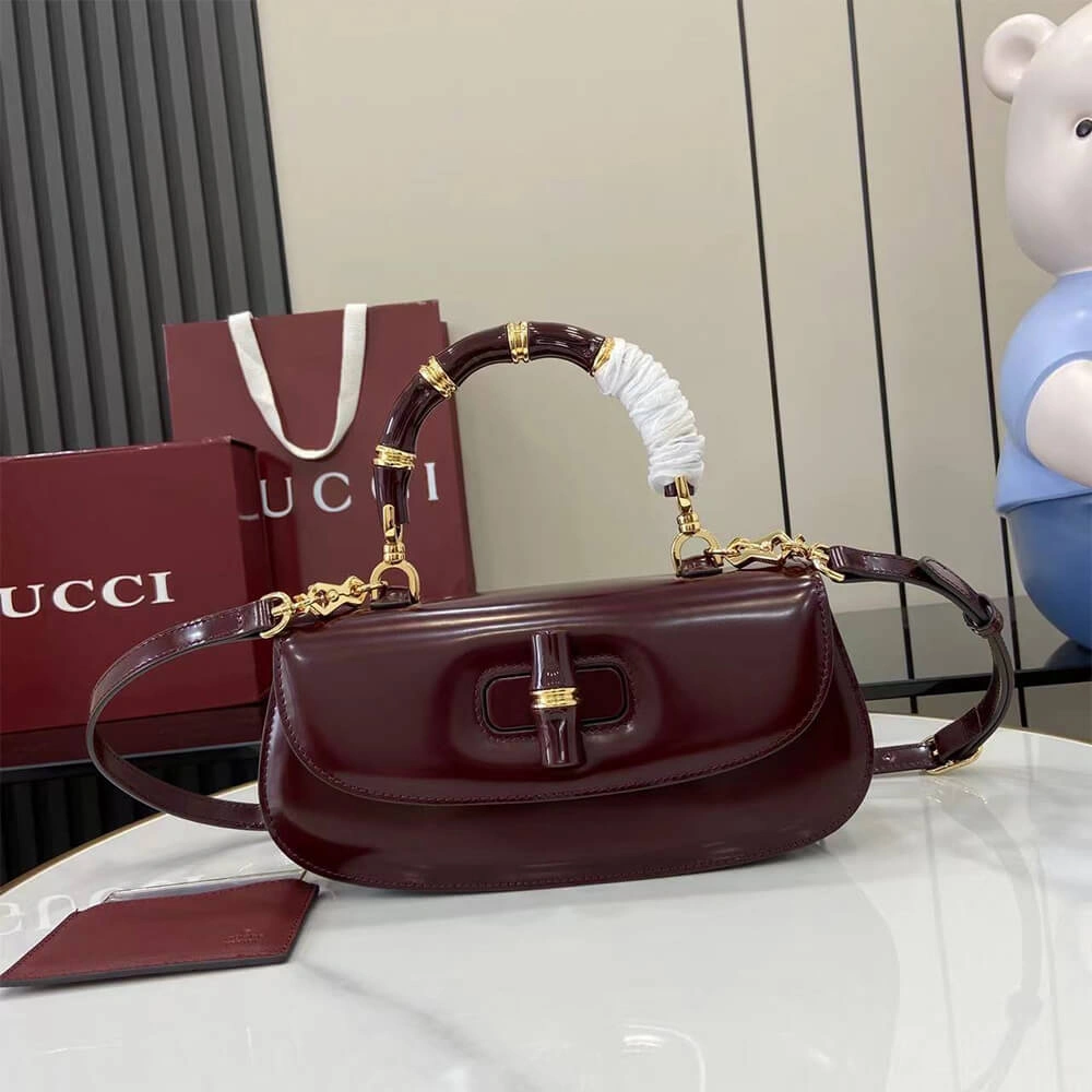 Gucci Bamboo Diva medium bag(HIGH-END GRADE) Snug 965