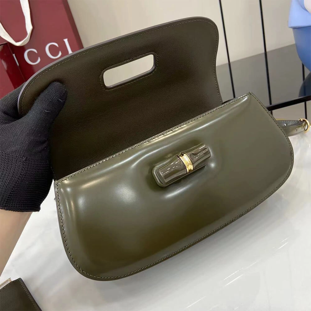Gucci Bamboo Diva medium bag(HIGH-END GRADE) Stylish 954