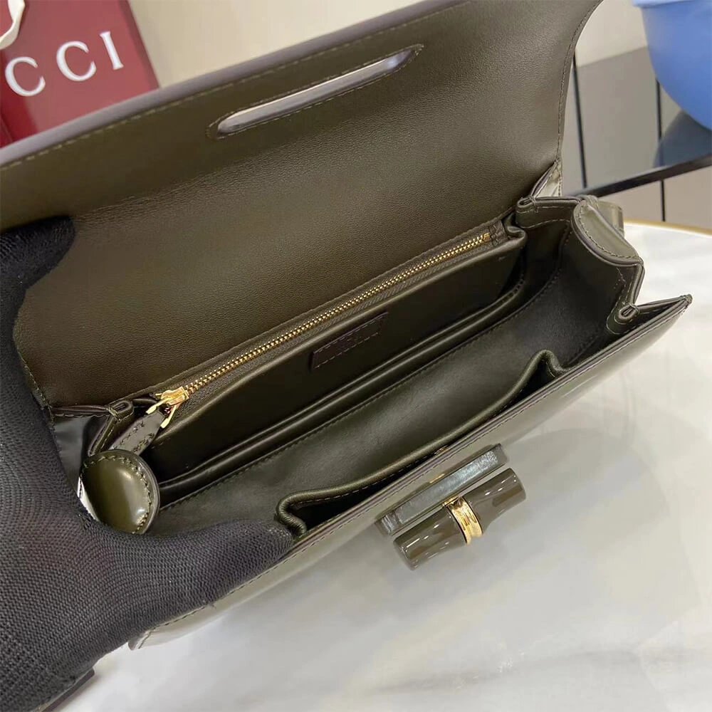 Gucci Bamboo Diva medium bag(HIGH-END GRADE) Stylish 954