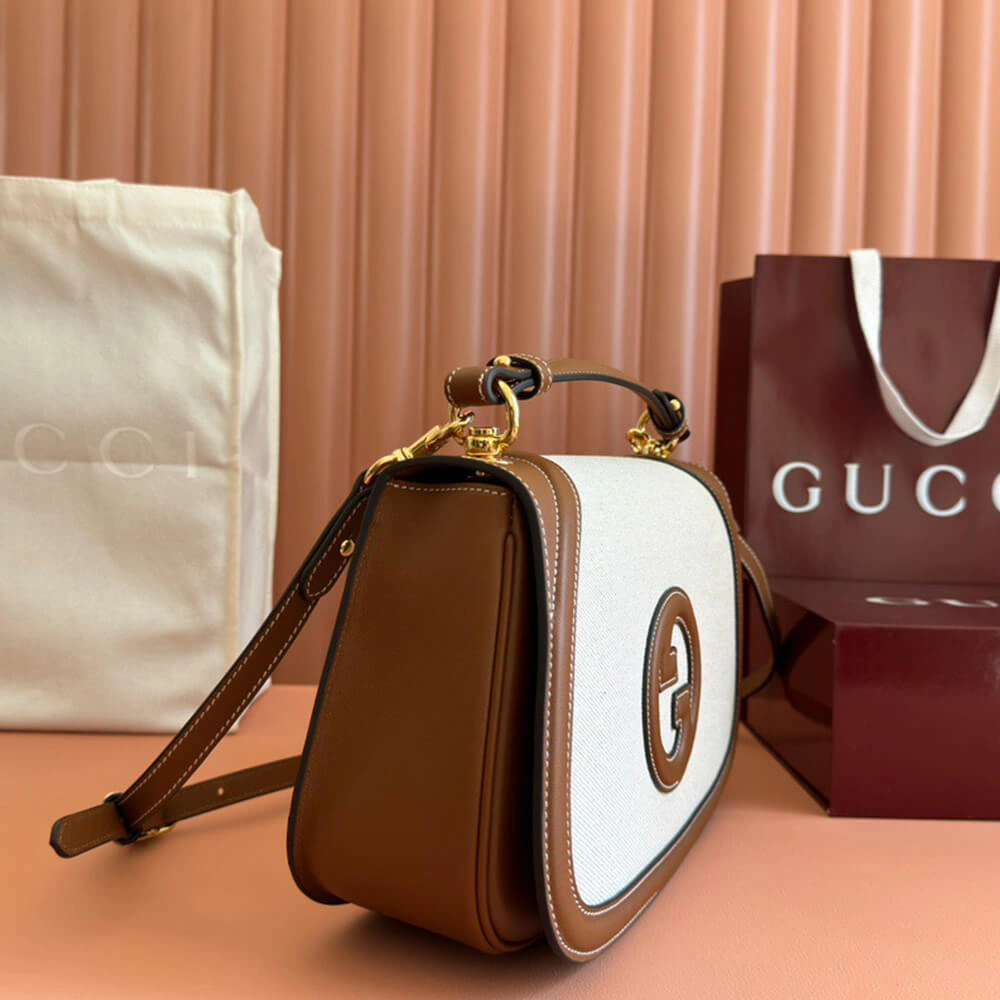 TechFriendly Gucci Blondie medium top handle bag 1033