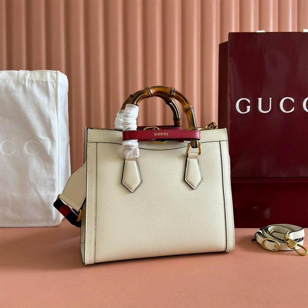 Gucci Diana medium tote bag(HIGH-END GRADE) Versatile 1017