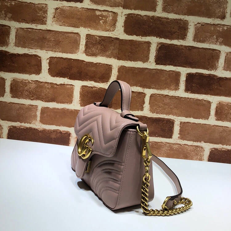Gucci GG Marmont Mini Top Handle Bag Fashionable 1242