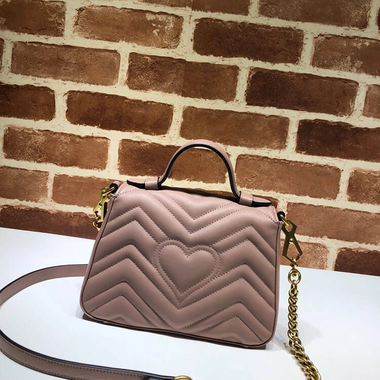Gucci GG Marmont Mini Top Handle Bag Fashionable 1242