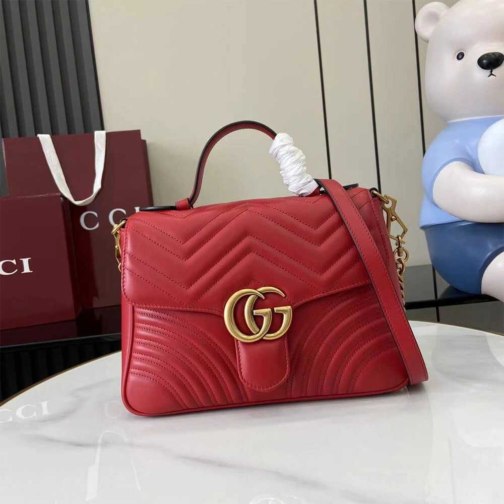 Gucci GG Marmont Small Top Handle Bag SoftTouch 969