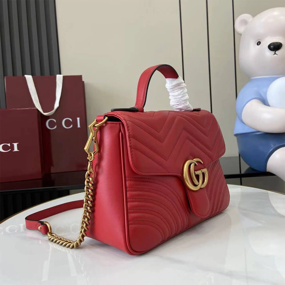 Gucci GG Marmont Small Top Handle Bag SoftTouch 969
