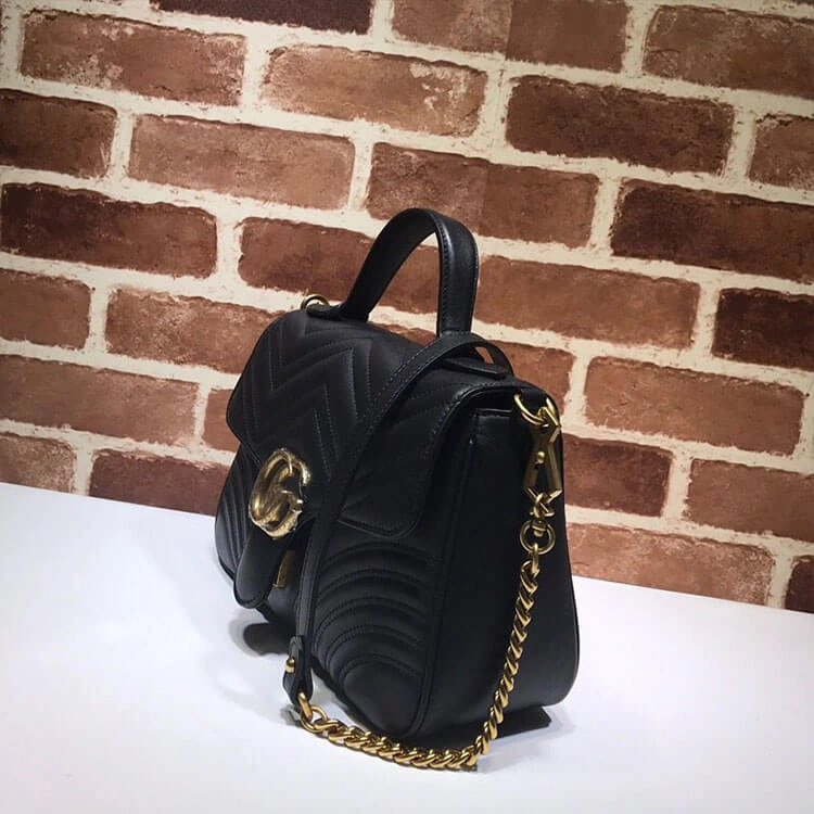 Resilient Gucci GG Marmont Small Top Handle Bag 1186