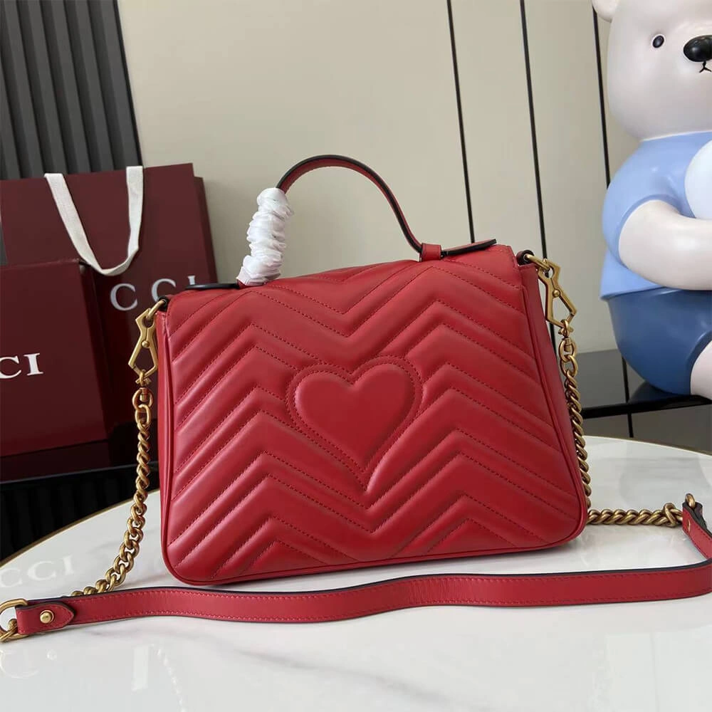 Gucci GG Marmont Small Top Handle Bag SoftTouch 969