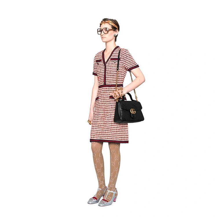 Resilient Gucci GG Marmont Small Top Handle Bag 1186
