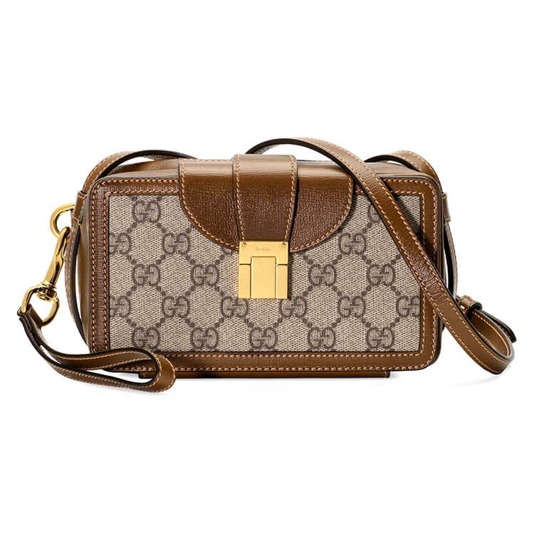 Classic Gucci GG Mini Bag With Clasp Closure 1237