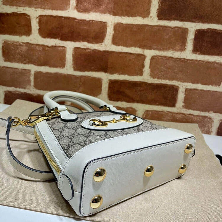 Unisex Gucci Horsebit 1955 Mini Top Handle Bag 1259