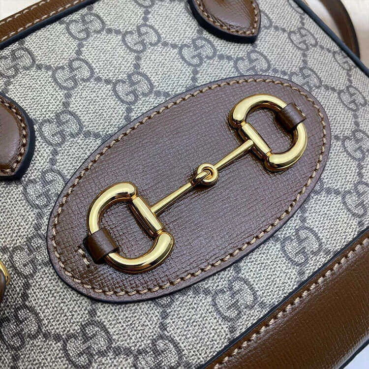 Practical Gucci Horsebit 1955 Mini Top Handle Bag 1267