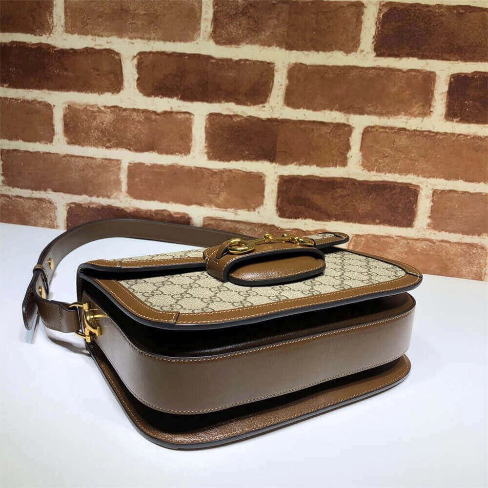 Bright Gucci Horsebit 1955 Shoulder Bag 1215