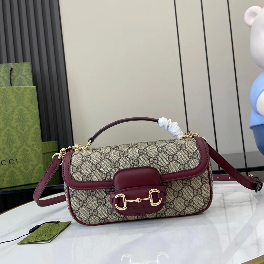 Lightweight Gucci Horsebit 1955  small top handle bag 1268