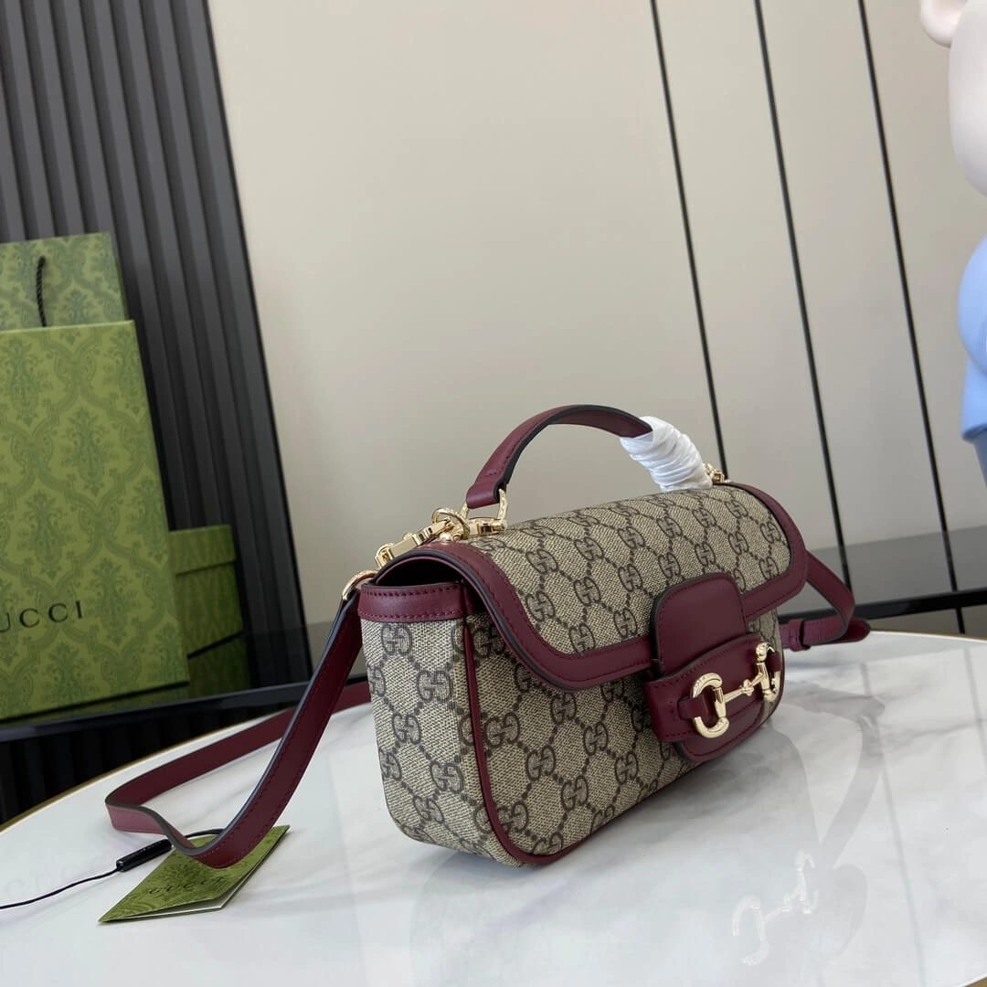 Lightweight Gucci Horsebit 1955  small top handle bag 1268