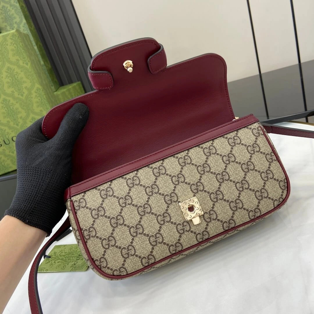 Lightweight Gucci Horsebit 1955  small top handle bag 1268