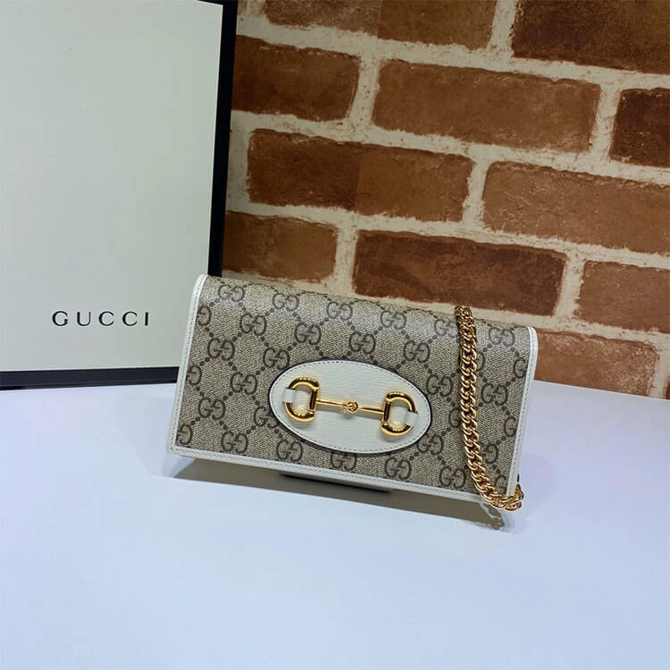 Timeless Gucci Horsebit 1955 Wallet With Chain 1246