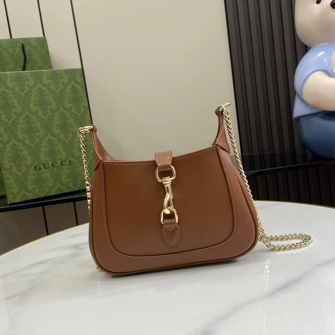 Gucci Jackie Notte Smooth surface Mini Bag ComfortFit 1075