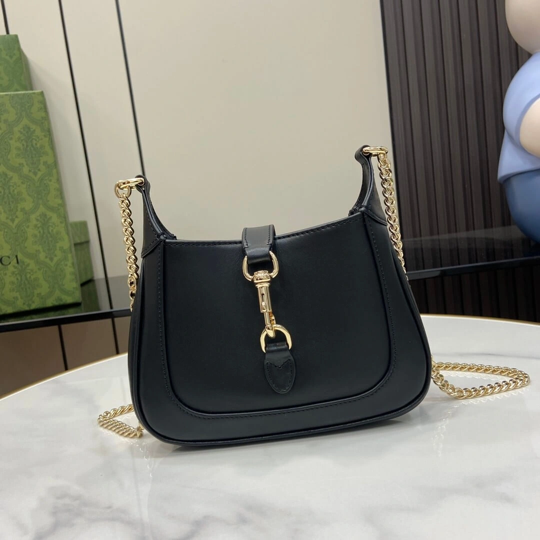 ComfortFit Gucci Jackie Notte Smooth surface Mini Bag 1068